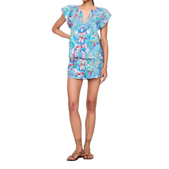 NEW MARIE OLIVER kara top in morpho - Picture 3 of 5